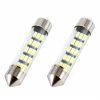 AMIO STANDARD 3014 15SMD Festoon C3W / C5W / C10W 39mm 12V Weiß LED Scheinwerferlampe