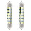 AMIO STANDARD 3014 18SMD Festoon C3W / C5W / C10W 41mm Weiß 12V LED Scheinwerferlampe