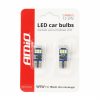 AMIO CANBUS 18SMD (Utraglänzend) 2016 T10e (W5W) Weiß 12V/24V LED Scheinwerferlampe