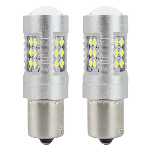 AMIO BA15S P21W 24SMD Weiß LED Scheinwerferlampe