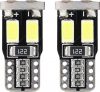 AMIO CANBUS 6SMD-2 5730 T10 (W5W) Weiß LED Scheinwerferlampe