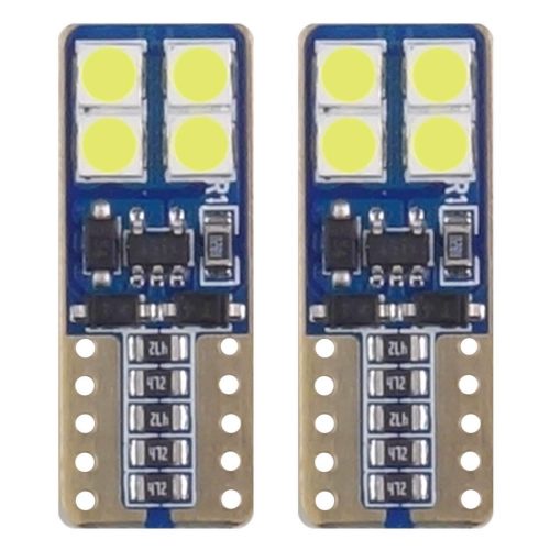 AMIO CANBUS 8SMD 2835 T10e (W5W) Weiß 12V/24V LED Scheinwerferlampe