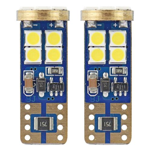 AMIO CANBUS 12SMD 2835 T10e (W5W) Weiß 12V/24V LED Scheinwerferlampe