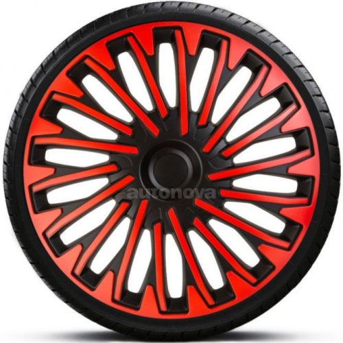 13 zoll Soho Red Black Radkappen (4 Stück)