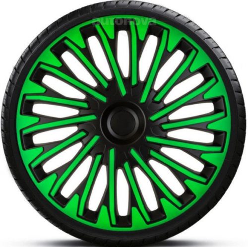 15 zoll Soho Green Black Radkappen (4 Stück)