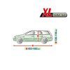 455-485 cm MBG Premium Auto-Abdeckplane - XL kombi/hatchback